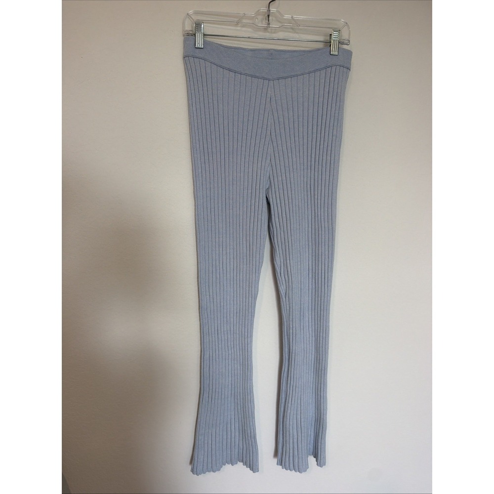 Aerie Women's Late Night Sweater Pants Color Ocean Sky Size Med Regular